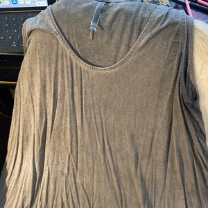 Oversized flow tank top